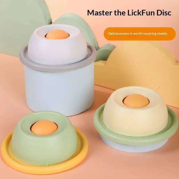 Lick Mat Yogurt Plate Slow Feeder For Dogs & Cats - Interactive Snack Bowl Promotes Dental Health Pet Licking Mat' 26Y0312