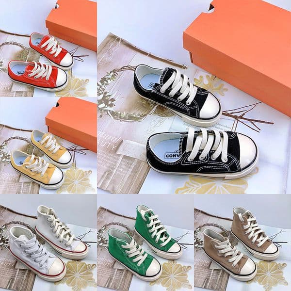 2026 Designer Kids Running Shoes Play Love With Eyes Hearts 1970s Children Big Eyes beige classic casual skateboarding and Boys Girls sports shoes