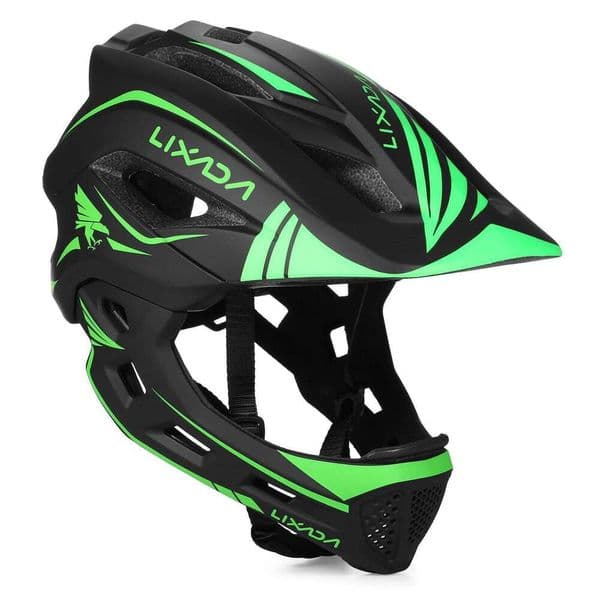 Lixada Kids Detachable Full Face Children Sports Safety Bike Helmet Protective Gear Cycling Skateboarding Roller Skating 26W0312