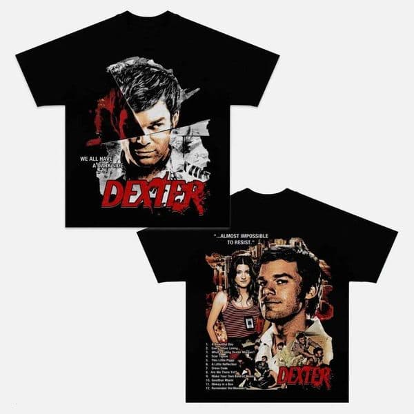 Classic Suspense Drama DEXTER Retro Round Neck T-shirt Casual Sports Street Wear High Quality Shirt Unisex T260311