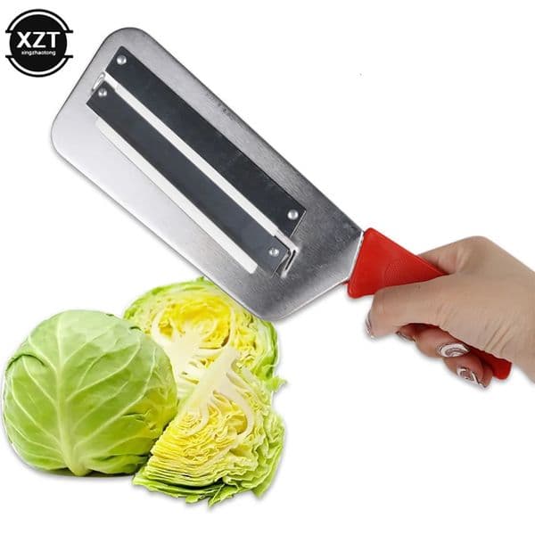 Cabbage Slicer Onion Slicer Knife Double Slice Blade Vegetable Slicer Slicing Kitchen Knife Fish Scale Cleaner Knive Kitchen 260227