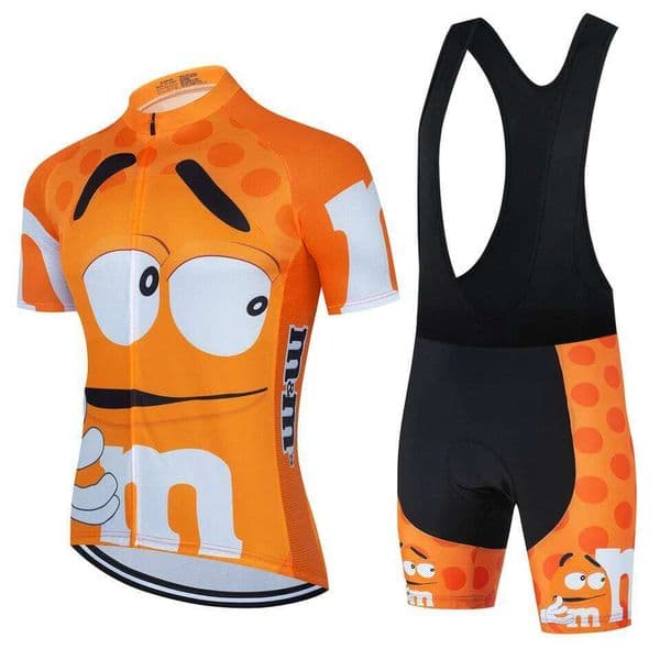Set Cartoon Men's Jersey Short Sleeve Bicycle Outdoot Cycling Clothing Kit MTB Bike Wear Ciclismo 26Y0311
