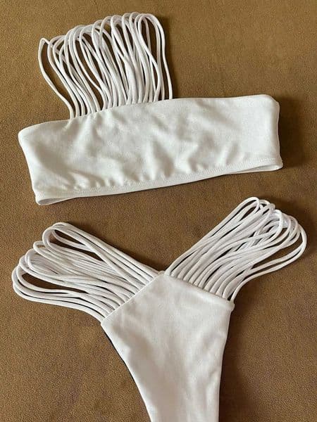 Sexy Spy Micro Bikini Set for Women Two Piece Swimsuit High Cut Swimwear Brazilian Beachwear Bathing Suit 2024 S26312