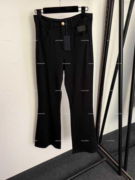 Luxury minimalist women Jeans Four Seasons lady denim women designer clothes High waisted bell-bottoms A223X05N252