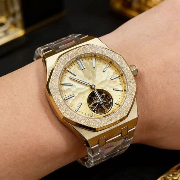 Men Designer New Matte Stainless Steel Bracelet Men Tourbillon Automatic Mechanical Watch Classic Style All Strap Fashion Classic Watch 42MM Designer Watch