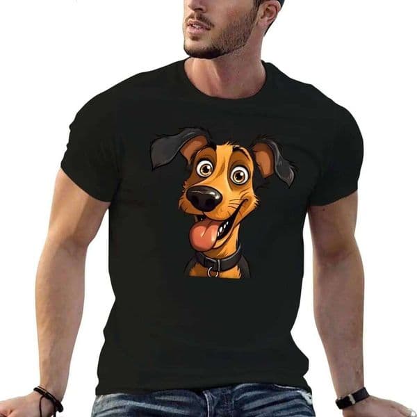 Fun and Funny Mutt Dog shirts for cotton funny man graphic t shirt T-Shirt J260312