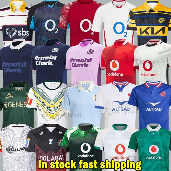S-7XL 26 27 Englands Scotland Rugby Jerseys Australia Welsh Ireland World national team Rugby shirts Fiji Northampton CHIEFS Otago Highlanders Men rugby jerseys