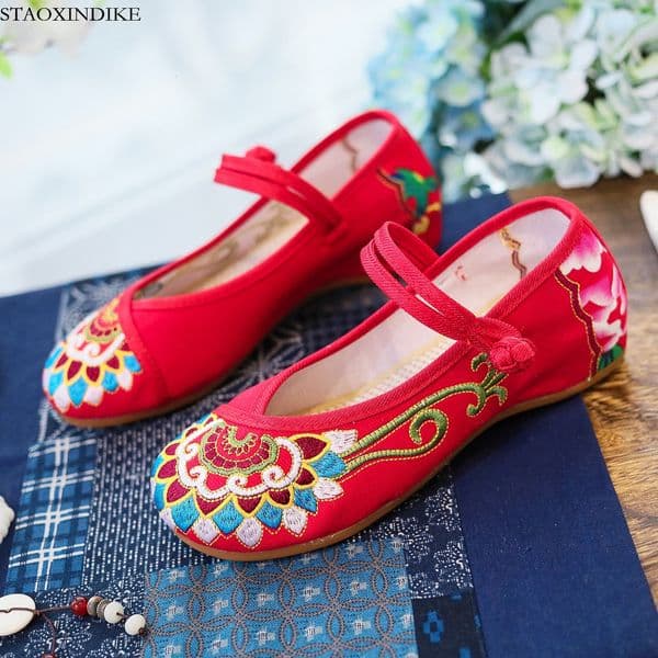 STAOXINDIKE 2025 New Designer Heel Low Heel Wedge Heel Kitten Heel Fabric White Black Open Formal Casual Wide Luxury Synonyms