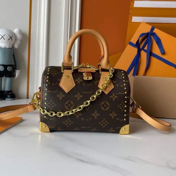 NewTop quality speedyss bag Womens crossbody shoulder bag Original designer handbag mirror quality leather chain bags expensive tote Pillow bag wallet tote 12a bag