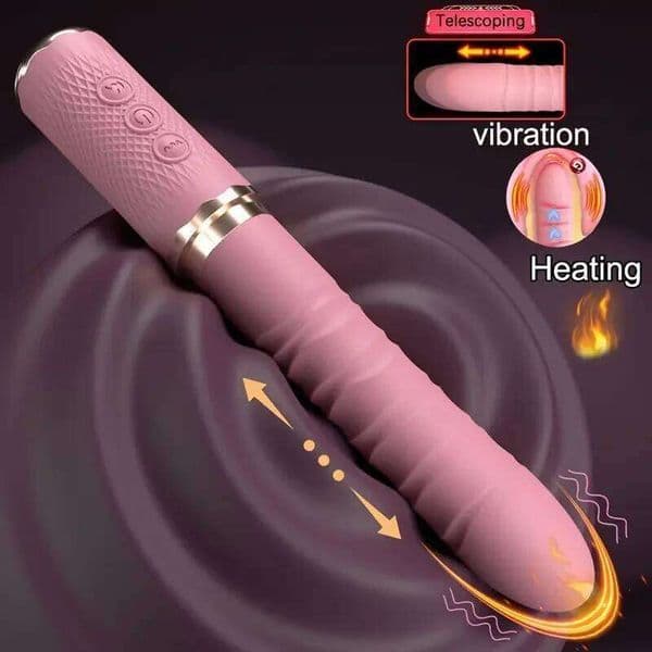 Dildo Vibrator Female G Spot Clitoral Stimulator Adult Product with 5 Thrusting 10 Vibration Modes Sex Toy for Women S26