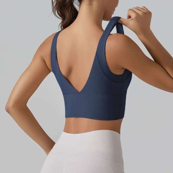 New Tank Top Summer Sexy Yoga Underwear Women's Sports Push Up Bra Running Gym Fitness Tops 26Y0312