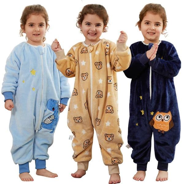 Baby Pajamas born Boy Girl 6 to 9 12 18 24 Months Winter Pijamas One Pieced Warm Infantil Pijama Toddler Kids Blanket Sleeper 260311