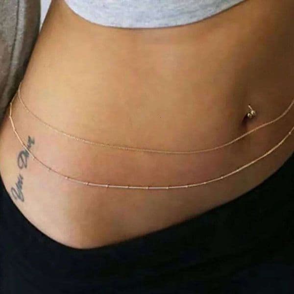 Multilayer Stainless Steel Sexy Sequins Coin Bra Bikini Beach Harness Necklace Waist Belly Body Chain Fashion Jewelry L260312