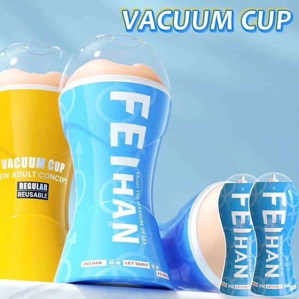 Male Masturbator Cup Vacuum Pressure Sucking Silicone Vagina Pussy Sex Toy for Men Pocket Blowjob Masturbation Adult Goods Z260311