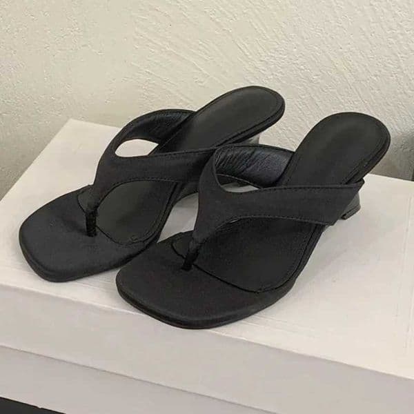 Summer New Flip Flops Ladies Wedges Slides Fashion Casual Beach Sandals Women Concise Comfort Fashion Slippers Female K260312