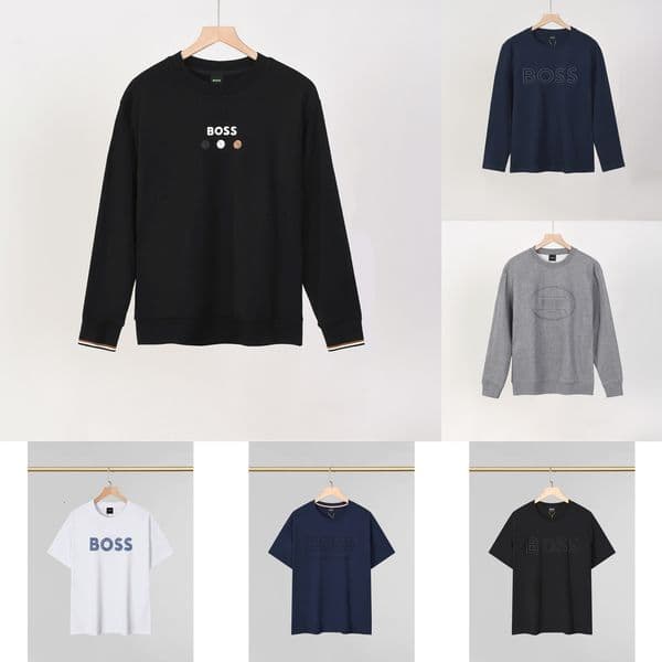 Bosshugo Shirts Mens Designer Tshirt Bosse T-Shirt Casual Crew Neck Cotton Tees Summer Polo T Shirt USA Streetwear Luxury Trendy Short Sleeve Clothes 6f G3G