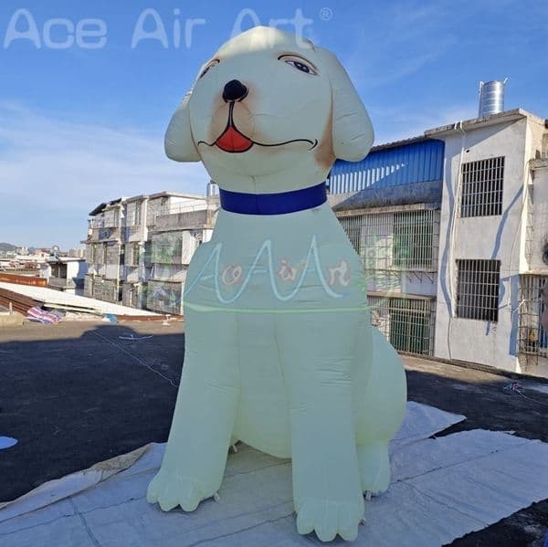 Free delivery Giant Lovely Animal Model Inflatable Balloon Dog For Advertising thumbnail 2