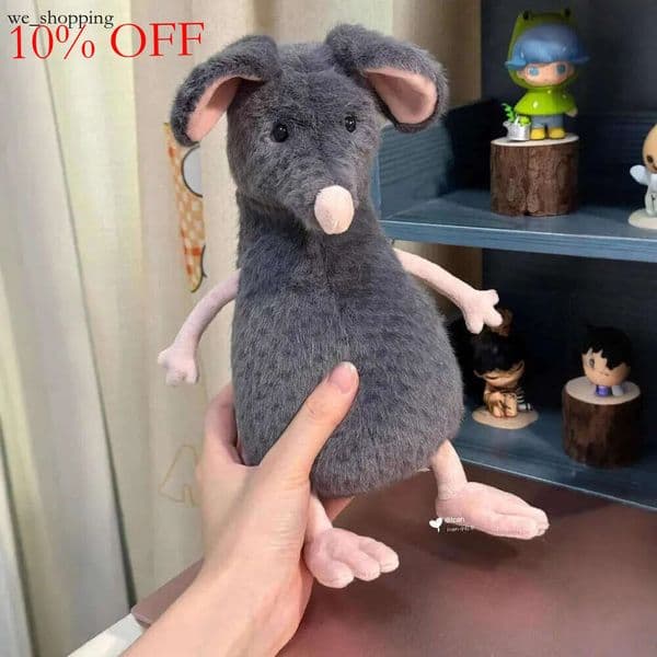 Dolls Lachlan Sad Rat Plush Doll Children's toys Cute cartoon Lackland sad mouse plush toy soothing doll Gifts