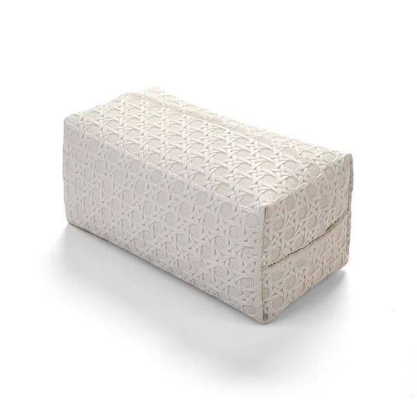 Luxury-basic rattan woven leather bedroom leather tissue box, paper box, coffee table, living room tissue storage box