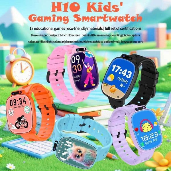 LAXASFIT New Smart Watch For Children HD Touch Screen Camera 18 Games Sleep Monitor Alarm Clock Calculator Holiday Gift Boy Girl
