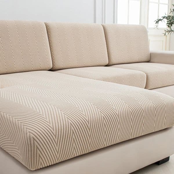 1pc Jacquard Sofa Seat Cover Elastic Thicken Sofa Couch Cover for Sofa Covers Protector Anti-dust Removable Sofa Cushion Cover 260312