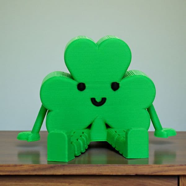 3D printing lucky clover statue creative desktop ornament decompression toy