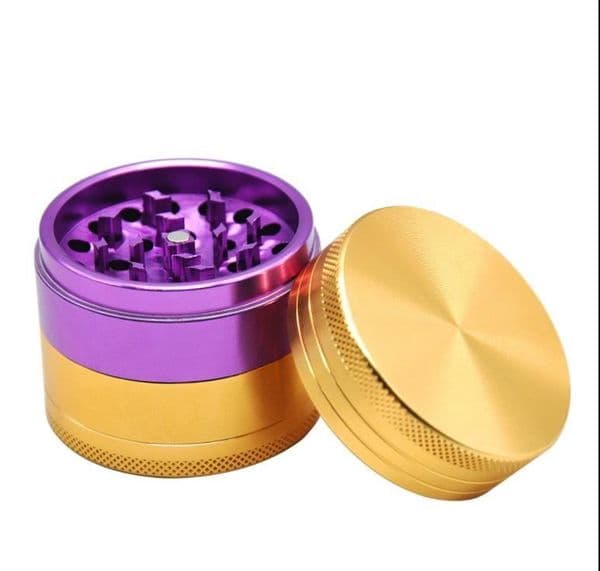 New metal cigarette lighter 50mm diameter, gold blinder, cigarette cutter, aluminum material metal.