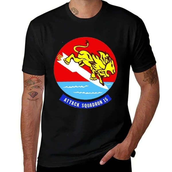 VFA-15 Valions Patch T-Shirt shirt for 100 percent cotton tshirt man t shirts graphic T-shirt H260312