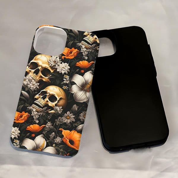 Painted Skull Phone Case For Iphone 17 16 15 14 13 Pro 12 11 Max Plus 16Pro Halloween 17Promax Phone Case 16Promax Personalized 15Pro 17Pro Cover 14Pro 13Pro 12Pro Shell