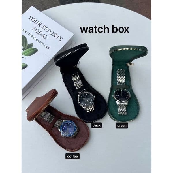 Travel-Friendly Watch Protection Pouch: Securely Safeguard Your Timepieces from Harm