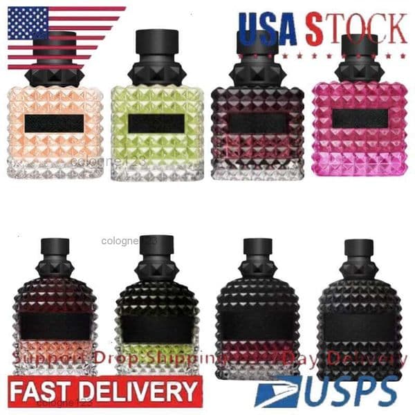 Ivory Born in Roma intense Perfume Coral Fantasy The Gold Men Women fragrance Cologne 100ml Eau De Parfum Long Lasting Floral Spray US stock 3-7d45