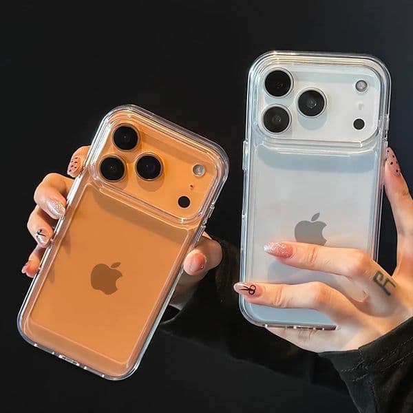 Transparent Anti Drop Phone Case For iPhone 17 Air 16 15 14 Plus 13 12 11 Pro Max XR XS Max All Inclusive Clear Acrylic Protective Casing Hard Cover