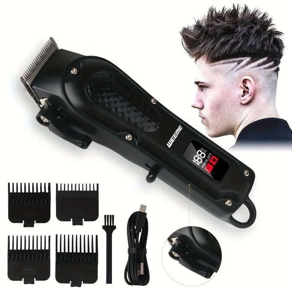 Barbershop special electric hairdresser silent metal body fast charging cordless set home personal care small appliances shave C260312