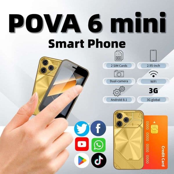 Mini Smartphone 3G Camera Android 2+16 Dual SIM Pocket Card Cross-Border Backup Student Phone WIFI Technology