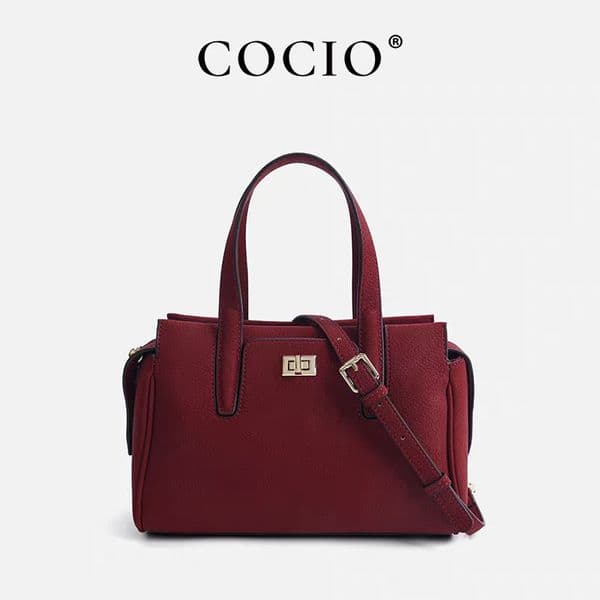 COCIO Brand Authentic 2026 New Handheld Casual Women's Bag Simple and Versatile Single Shoulder Diagonal Cross Women's Bag Popular Handheld Bag