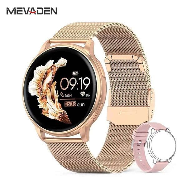 MEVADEN Call Smart Watch Women Custom Dial Watches Men Sport Fitness Tracker Heart Rate Smartwatch For Android IOS Y22 26Y0312