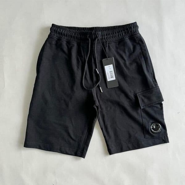 One lens men short pants casual cotton goggle removable men shorts loose jogging shorts black grey High Quality
