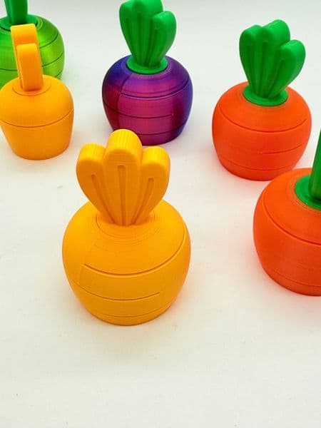 3D printing educational toys telescopic carrot activity telescopic ornaments multi-color selection creative educational toys