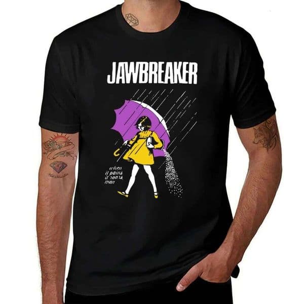 Jawbreaker black T-Shirt funny shirts cotton man tshirt essential t shirt T-shirt H260312