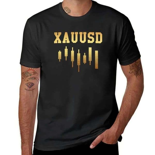 Korean Fashion Funnys Clothes for XAUUSD Day Trading Gold Forex S| T-Shirt Men Clothing Graphic Harajuku Summer Tops T260312