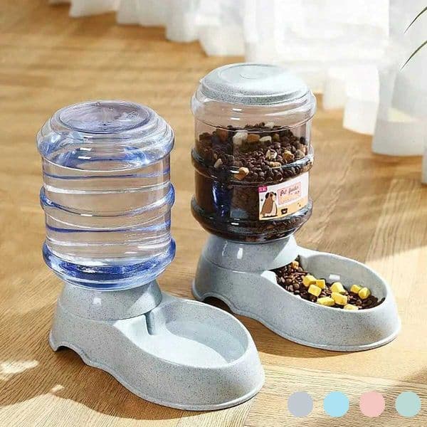 38L Large Capacity Automatic Pet Feeder Water Dispenser Gravity Pet Feeding Station For Small Medium Pets H260313