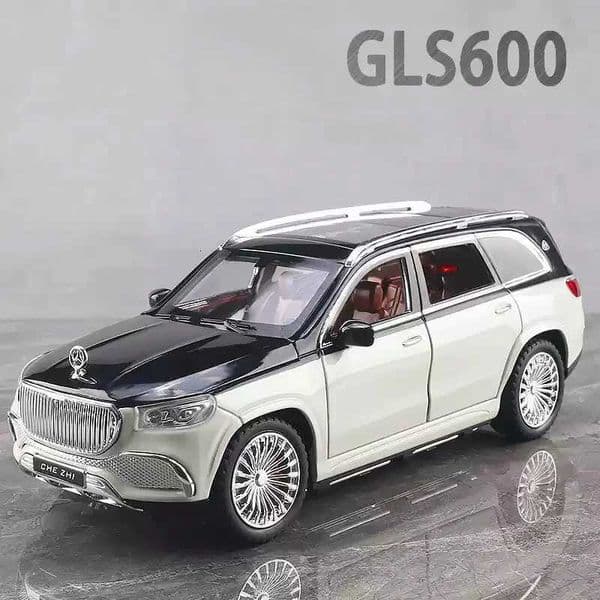 124 GLS600 Car Simulation Alloy Car Model Suitable for Boys Birthday Gift Metal Die-cast Off-road Vehicle Childrens Toys X260313