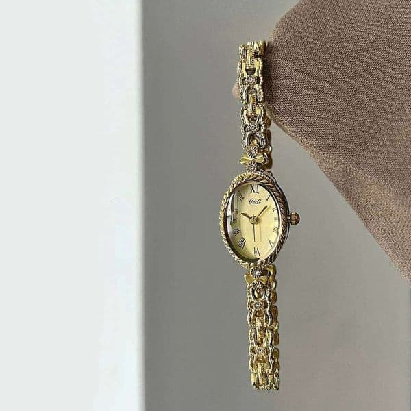 Gold Bracelet Watch For Women and Exquisite High Aesthetic Value Waterproof Versatile Ladies Fashion Quartz Wristwatches Z260314