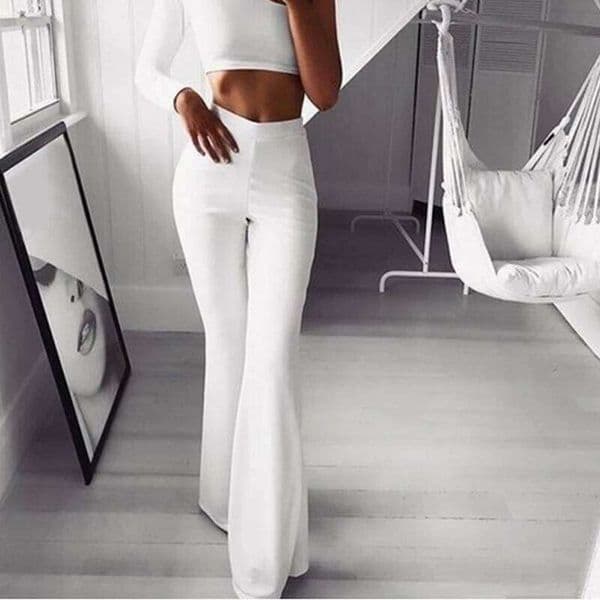 Yoga Flare Leggings Women Fitness Push Up High Waiste Wide Leg Seamless Workout Pants Gym Elastic Tights Exercise Sport Pant 26Y0313