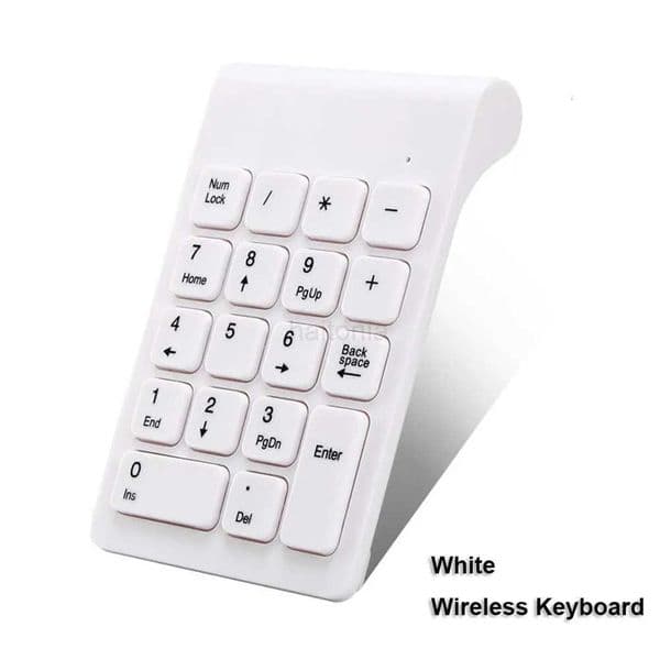 24G Portable Wireless USB 18 Keys Number Pad Numeric Keypad Digital Keyboard For Laptop PC Notebook Desktop H260313