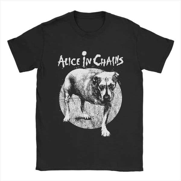Men Rock Alice in Chains T Cotton Tops Amazing Short Sleeve Crew Neck Tee Shirt Plus Size T-Shirtamisetas Hombre Q260312