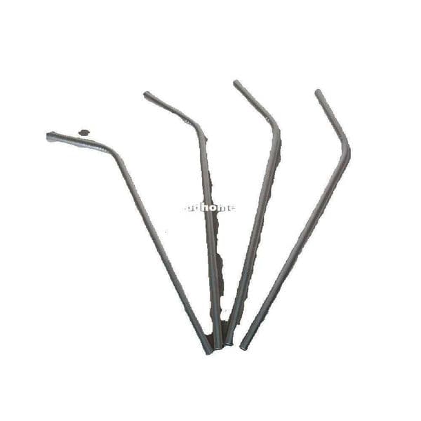 Promotion! Free Shipping 100Pcs/Lot Metal Drinking Stainless Steel Straw Grade B2