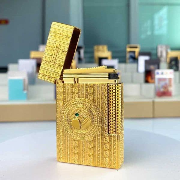 New commemorative edition luxury butane lighter single and double flame flat tone natural paint smoker L2 series 19005 X260313