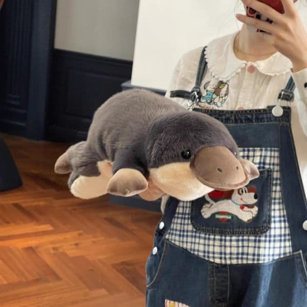 Cute simulated platypus doll big throw pillow plush toy children sleeping doll boys and girls gift Z260528