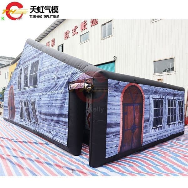 Outdoor Activities Fast Air shipping giant inflatable maze haunted house customized labyrinth blow up maze tag game for sale thumbnail 2